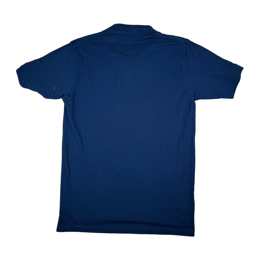 Vantage Mens Polo Shirt Navy Blue Short Sleeve CGA Logo Embroidered Size MD - Picture 2 of 6